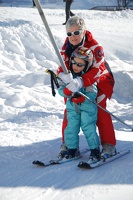 1 janvier 2013 - Première tentative de ski pour Louis