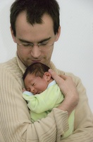 31 janvier 2010 - Thibault à la maternité