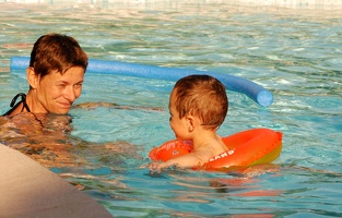 29 juillet 2009 - a la piscine avec Sylke