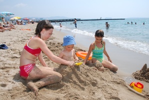 5 juillet 2009 - à la mer avec les enfants de François
